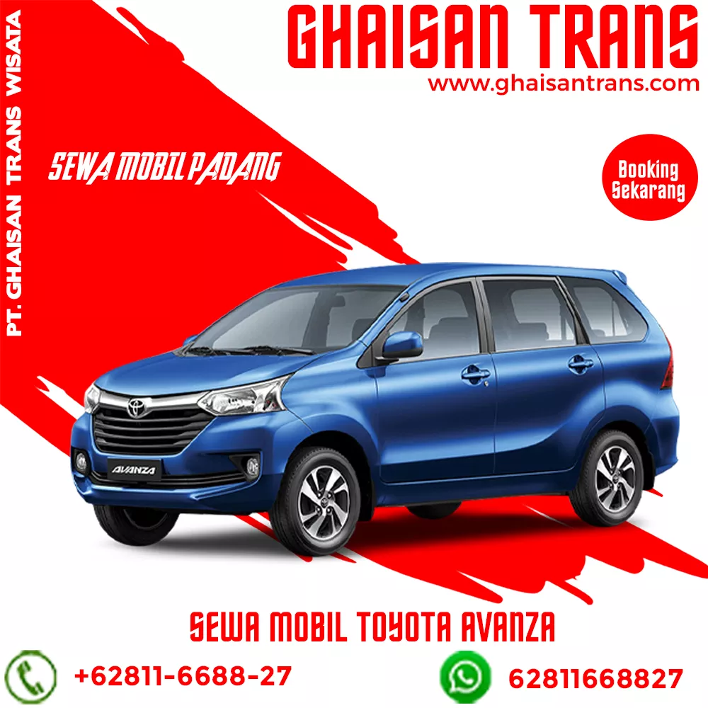 Sewa mobil padang tipe avanza murah di kota padang sumatera barat, rental mobil avanza di padang dengan sopir
