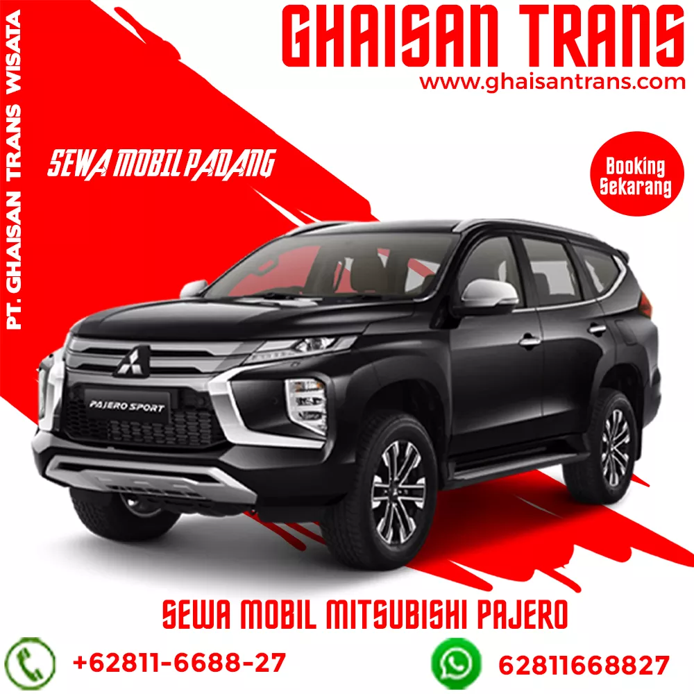 Sewa mobil padang tipe pajero murah di kota padang sumatera barat, rental mobil pajero di padang dengan sopir