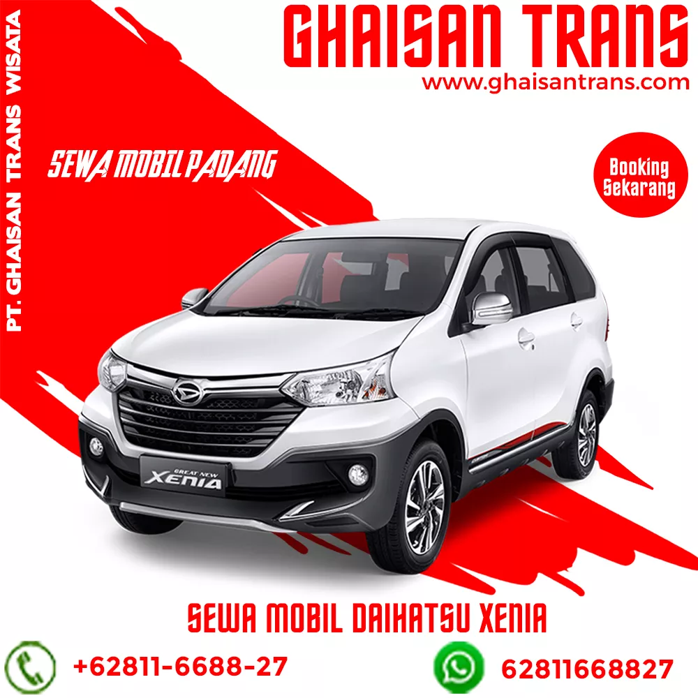 Sewa mobil padang tipe xenia murah di kota padang sumatera barat, rental mobil xenia di padang dengan sopir